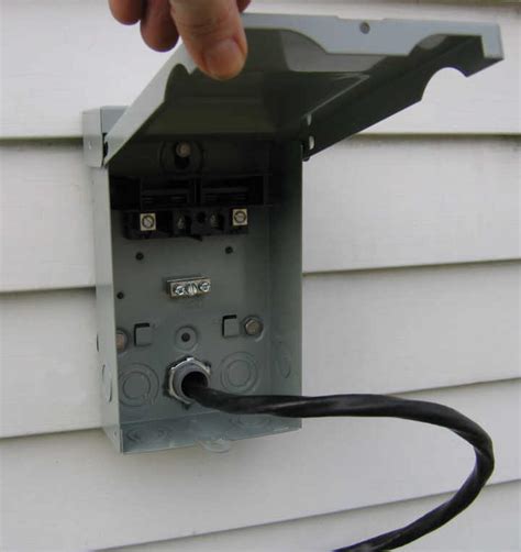 outside electrical disconnect box